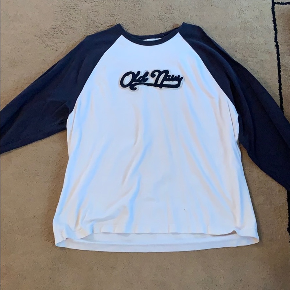 Vintage Old navy raglan long sleeve tee